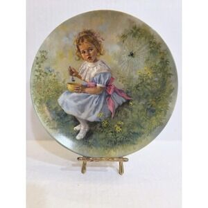 Reco Mother Goose Series "Little Miss Muffet" 1981 Limited Edition Plate 8 in